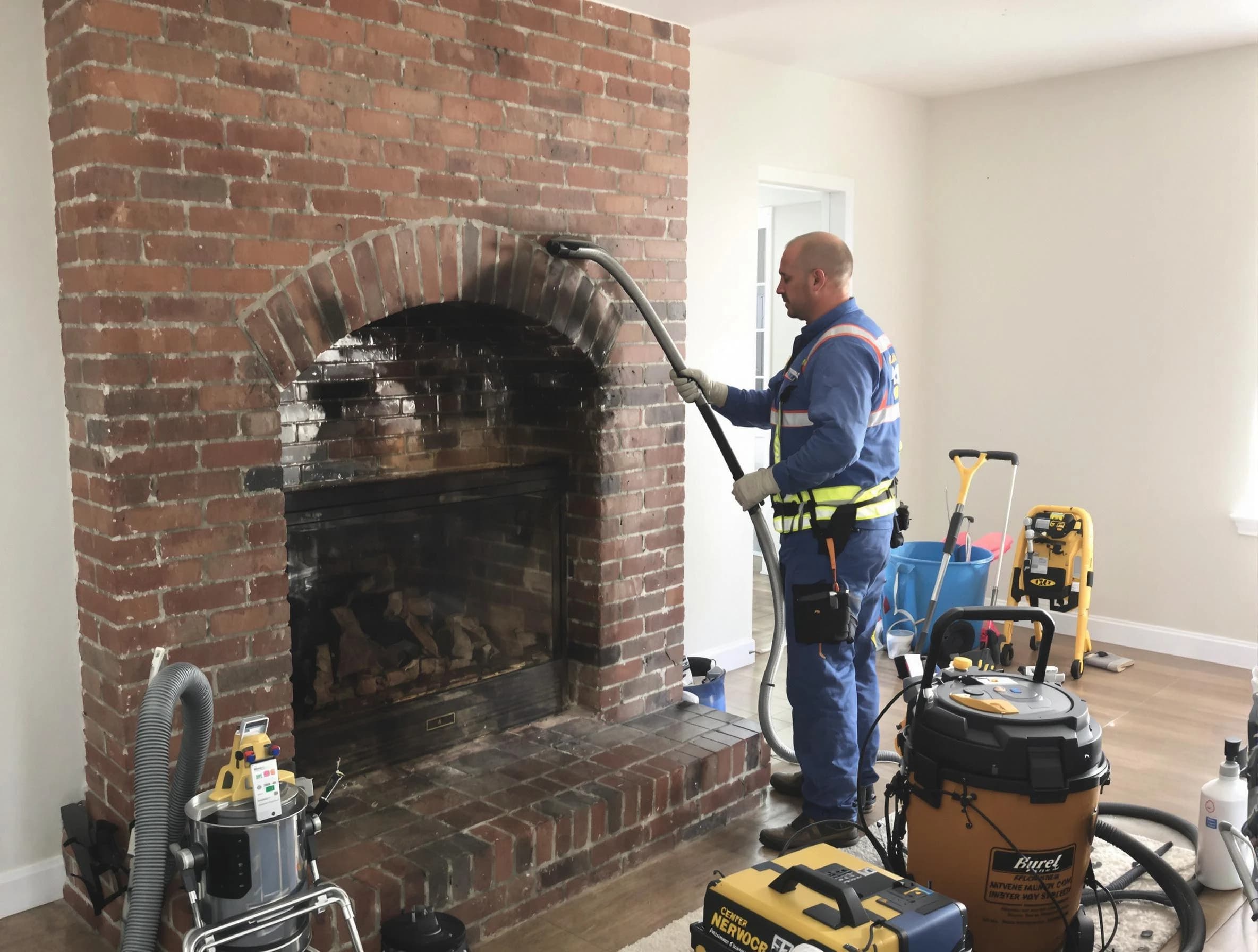 Cambridge Chimney Sweep expert performing detailed chimney sweep in Cambridge, MA