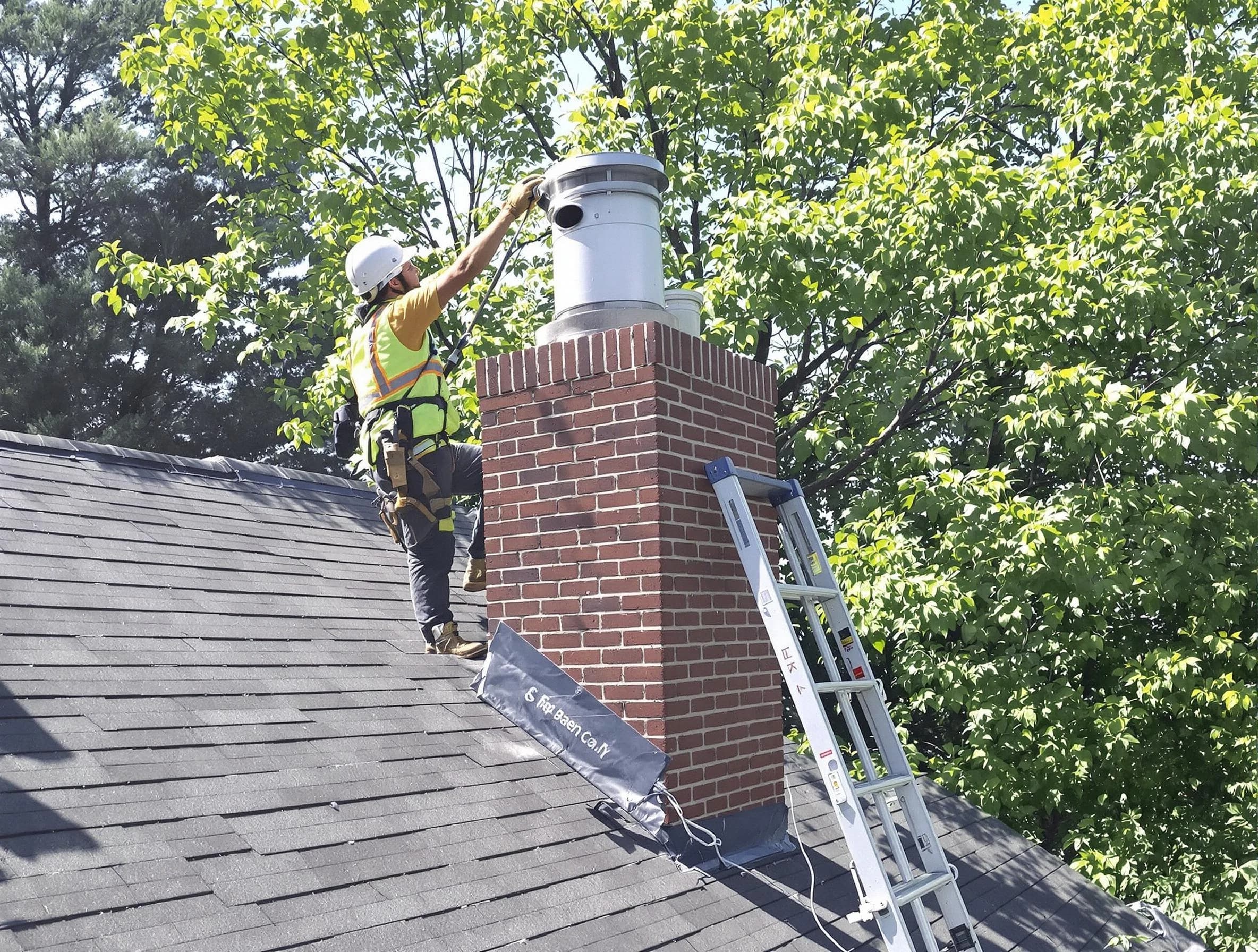 Chimney liner inspection by Cambridge Chimney Sweep in Cambridge, MA