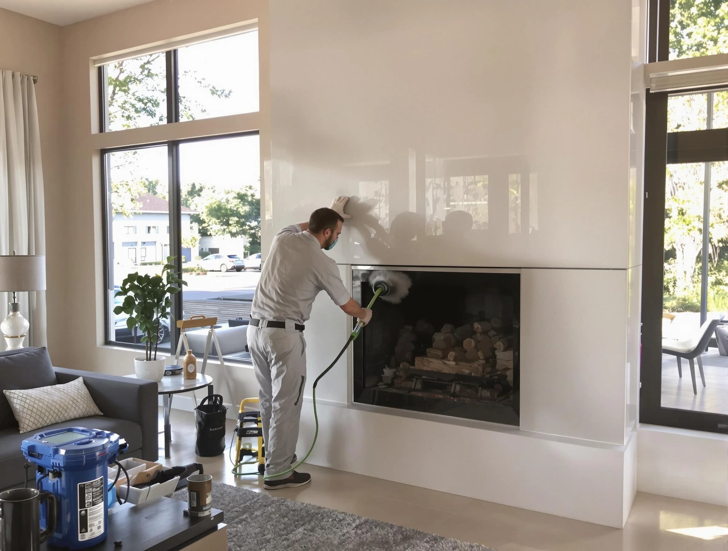 Cambridge Chimney Sweep performing thorough soot removal in Cambridge, MA